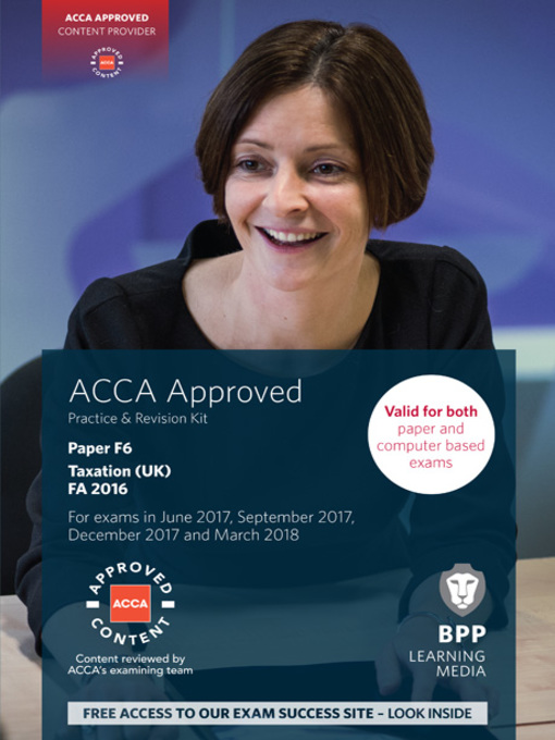 Upplýsingar um ACCA F6 Taxation FA2016: Practice and Revision Kit eftir BPP Learning Media - Biðlisti